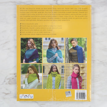 Tuva Örgü Atkı ve Boyunluklar Kitabı - 6290