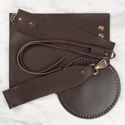 Knitme Kova Çanta Seti Kahverengi BA-0114