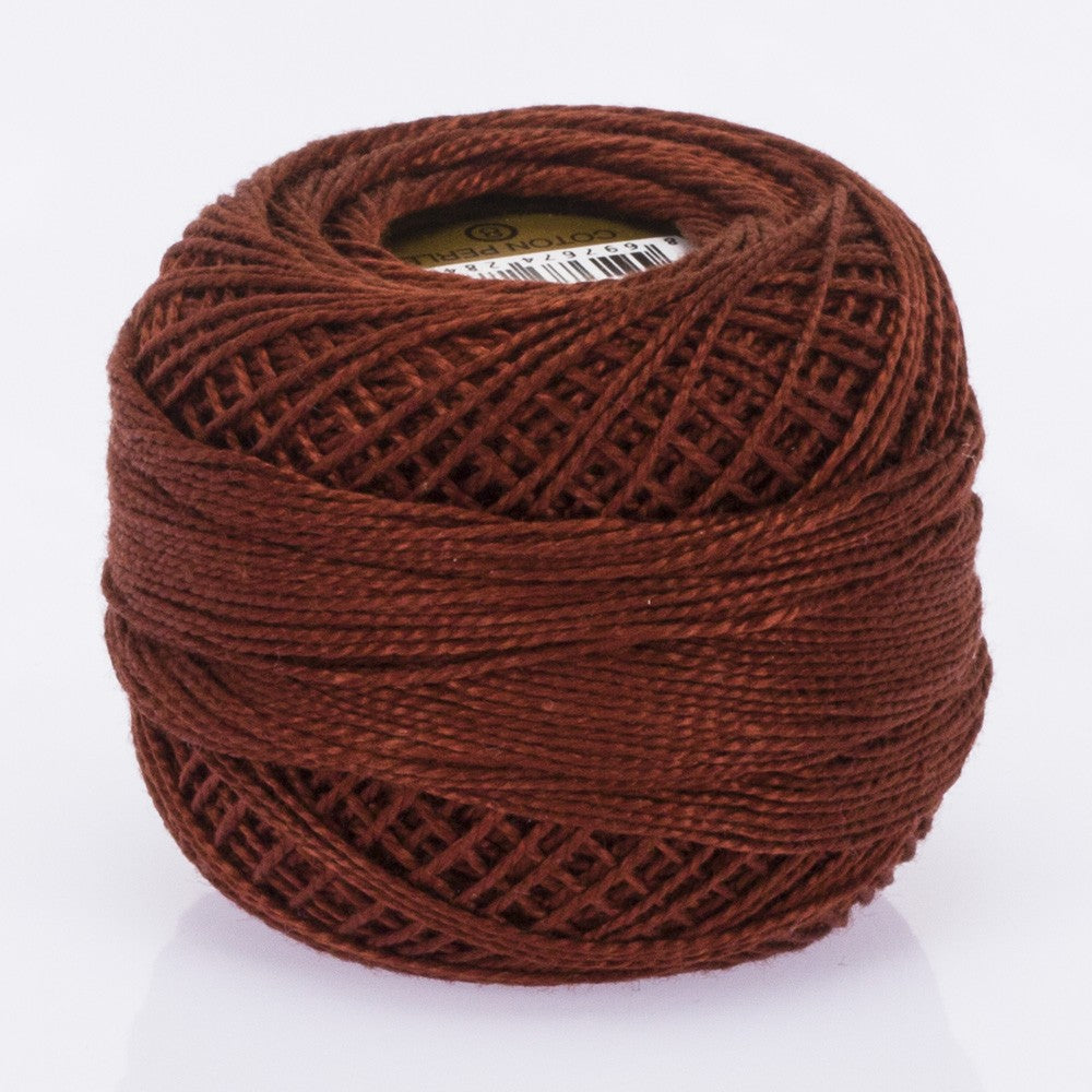 Örenbayan Koton Perle No: 8 Koyu Kahverengi Nakış İpliği - 4061 - 0351