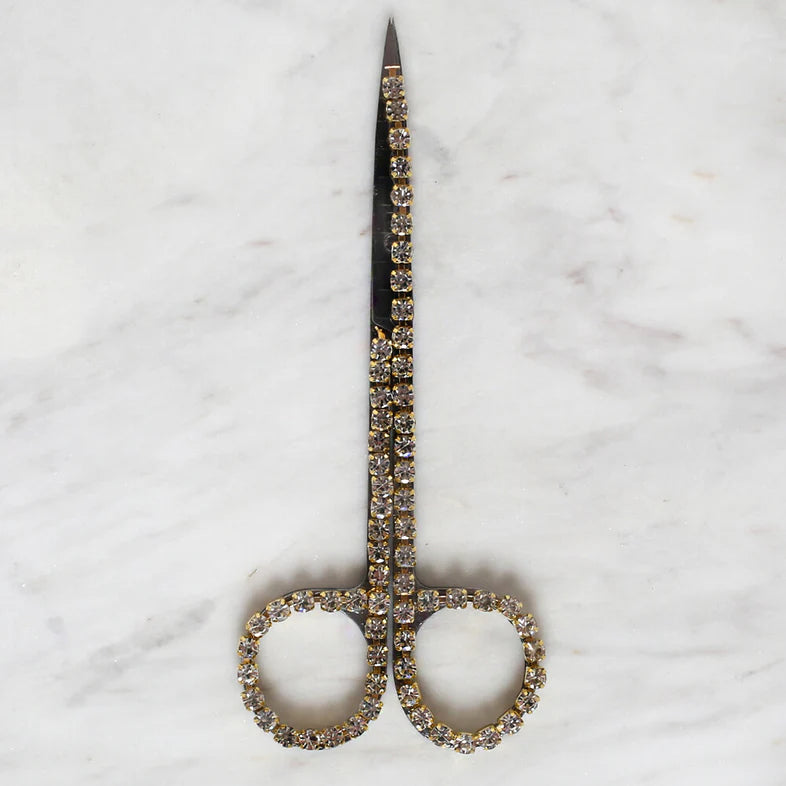 Loren Crafts Taşlı Söz Ve Nişan Makası - Altın
