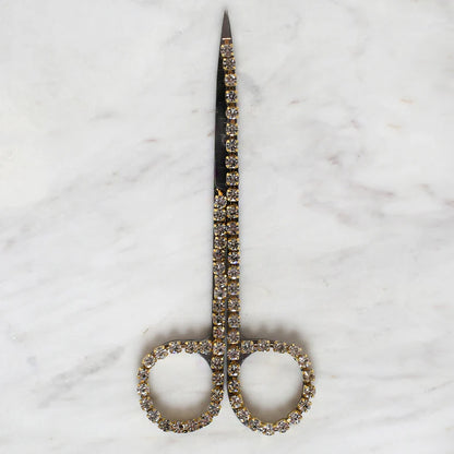 Loren Crafts Taşlı Söz Ve Nişan Makası - Altın