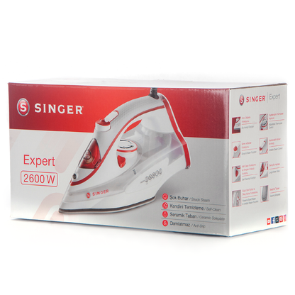 Singer Expert 2600 W Beyaz Buharlı Ütü