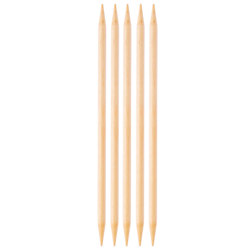 KnitPro Basix Birch Huş Ağacı 6.5mm 20cm Çorap Şişi - 35122