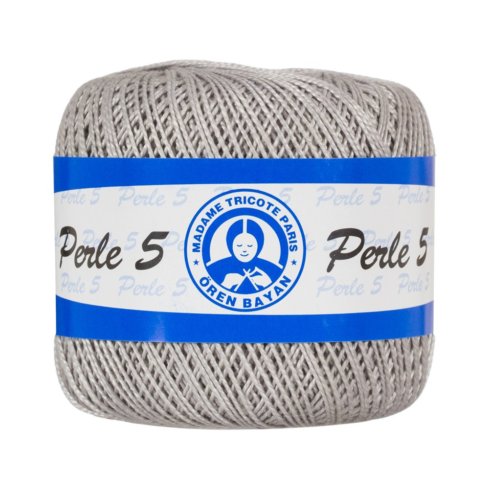 Örenbayan 5/2 Perle No: 5 Gri Dantel İpliği - 6621 - 359