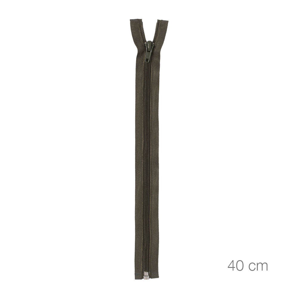 PRYM 40 cm Koyu Yeşil Yün Fermuarı - 478940542