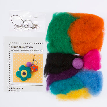 Tulip Çiçek Anahtarlık Yün Keçe Kiti - GC0004