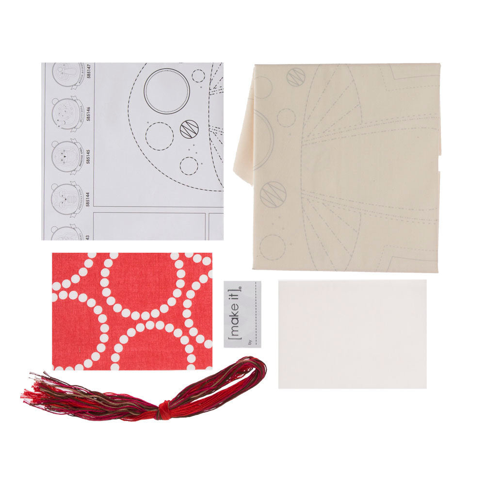 Duftin Make it 26x32 cm Mantar Yastık Zincir İşi Nakış Kiti - 585147