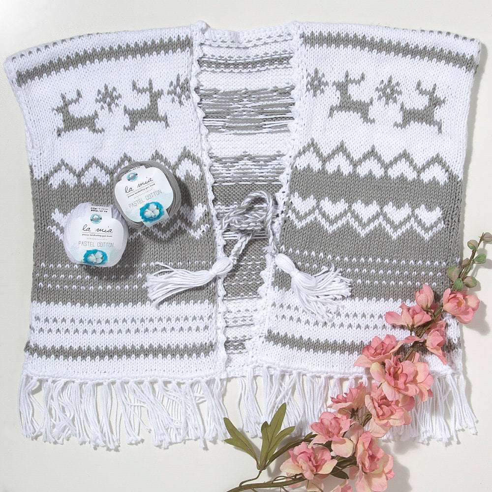 La Mia Pastel Cotton İndigo Mavi El Örgü İpi - L187