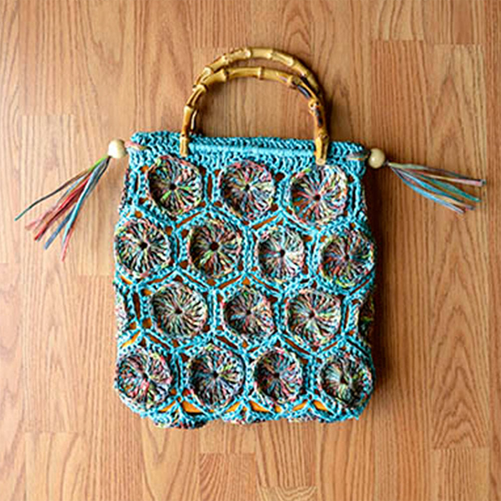 Fibra Natura Raffia Multi 35gr Ebruli Kağıt İp - 117-06