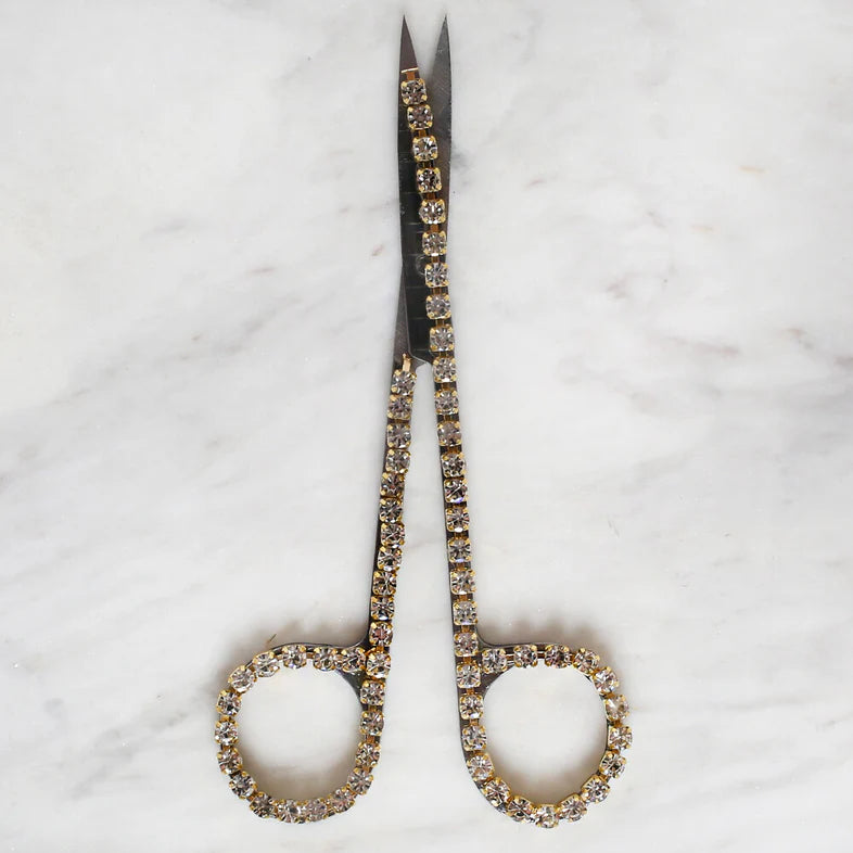 Loren Crafts Taşlı Söz Ve Nişan Makası - Altın