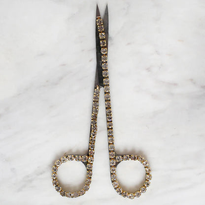 Loren Crafts Taşlı Söz Ve Nişan Makası - Altın