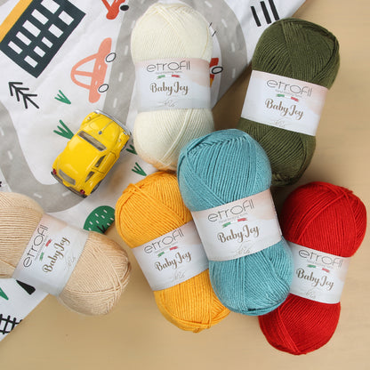 Etrofil Baby Joy Kahverengi El Örgü İpi - 80074