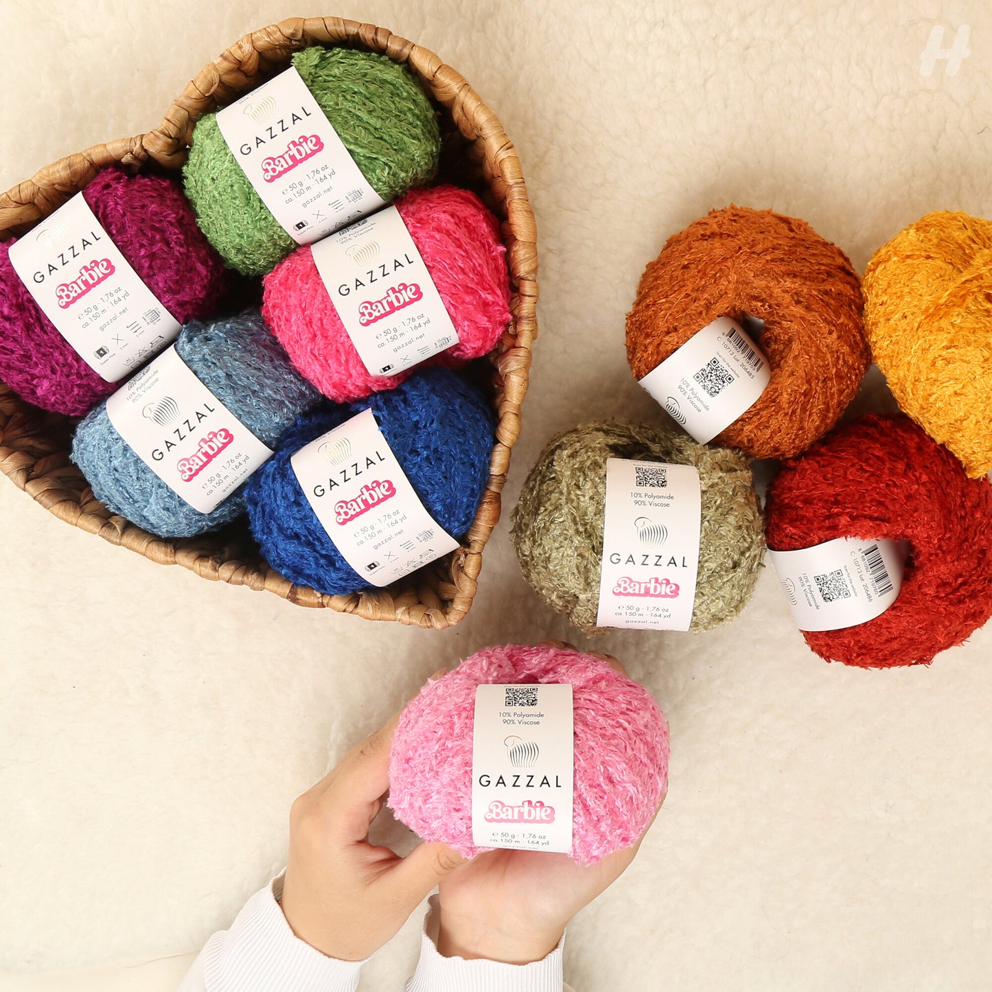 Gazzal Barbie Lacivert El Örgü İpi - 10726