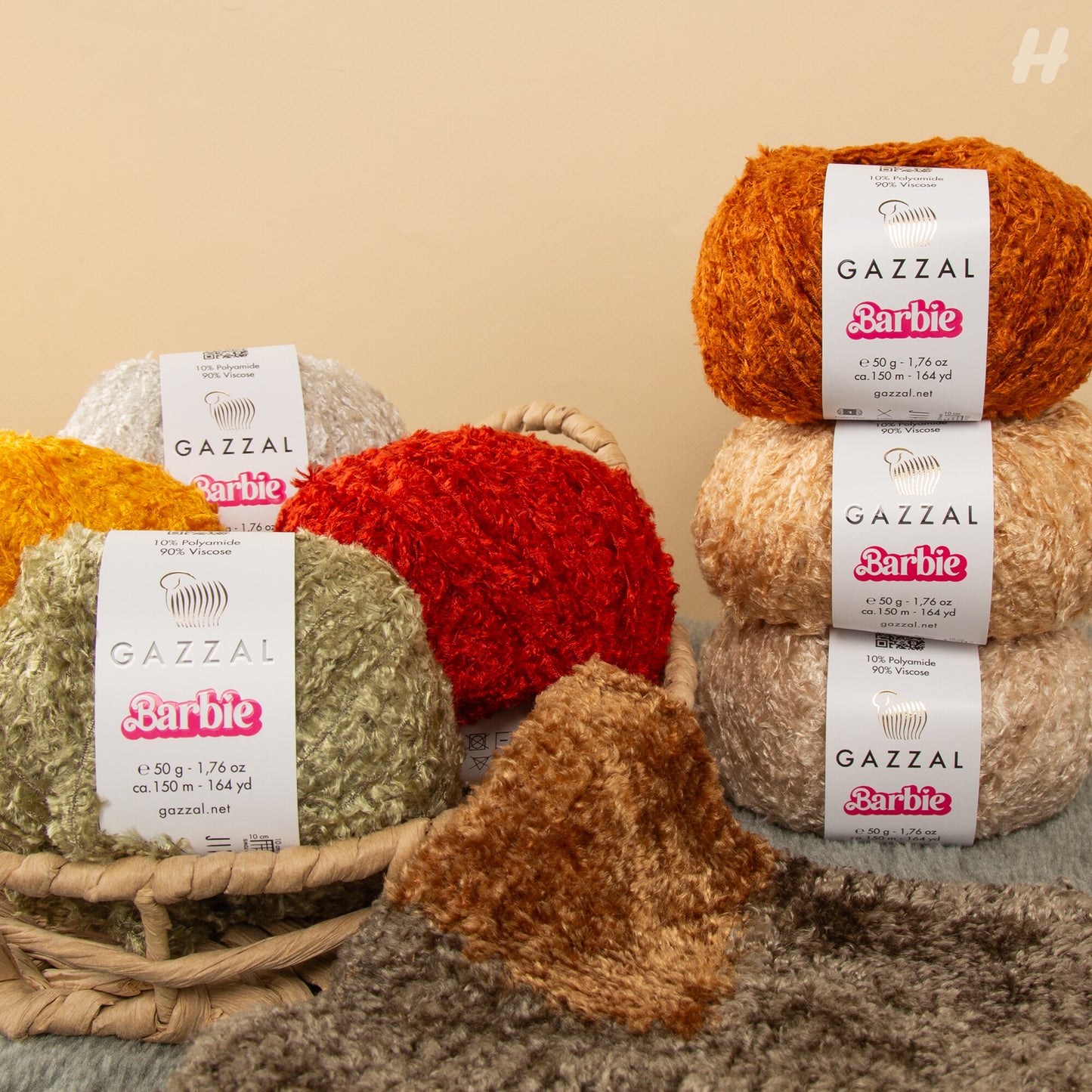 Gazzal Barbie Füme El Örgü İpi - 10703