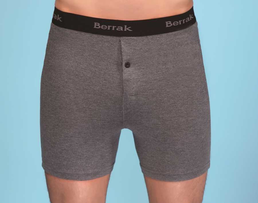 Berrak 1059 Erkek Boxer - Koyu Gri - L