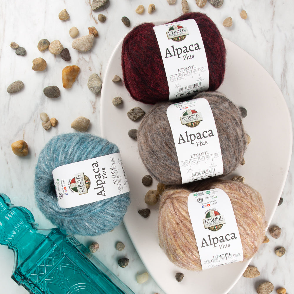 Etrofil Alpaca Plus Bordo El Ögü İpi - 73383