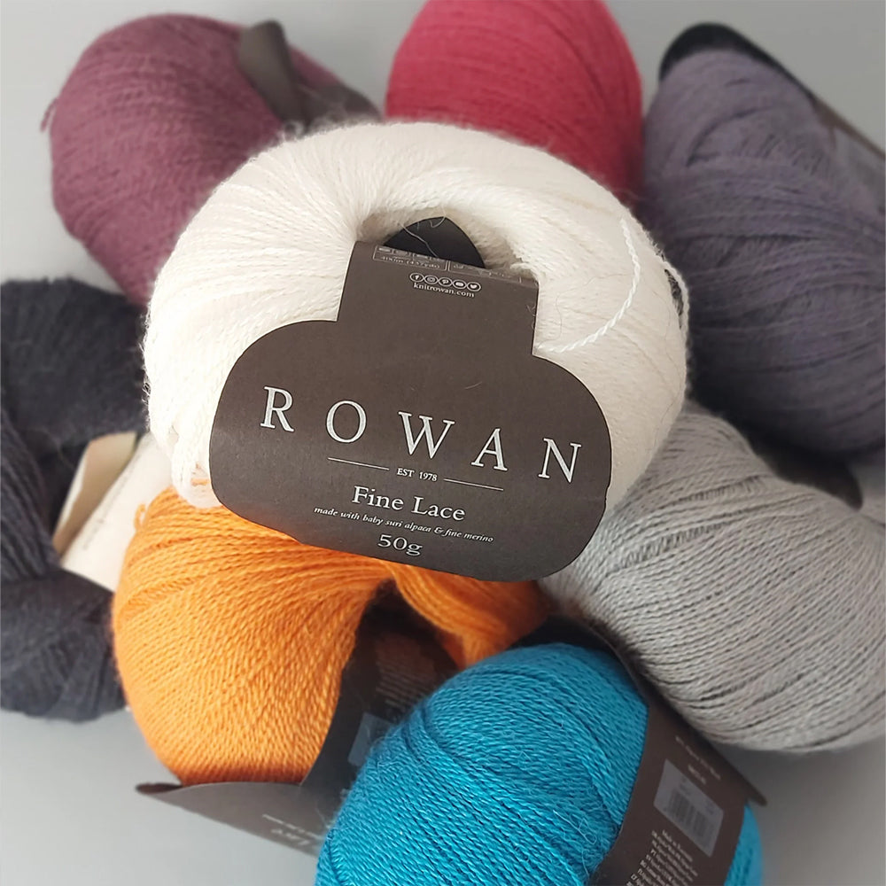 Rowan Fine Lace 50gr Siyah El Örgü İpi - 00934