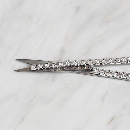 Loren Crafts Taşlı Söz Ve Nişan Makası - Gümüş