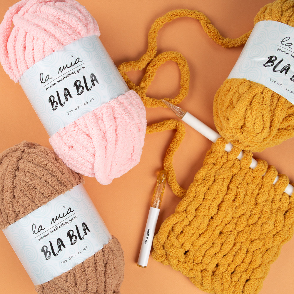 La Mia Bla Bla Bej El Örgü İpi- LB003