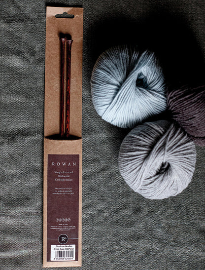 Rowan Huş Ağacı 35 cm Örgü Şişi 12 mm