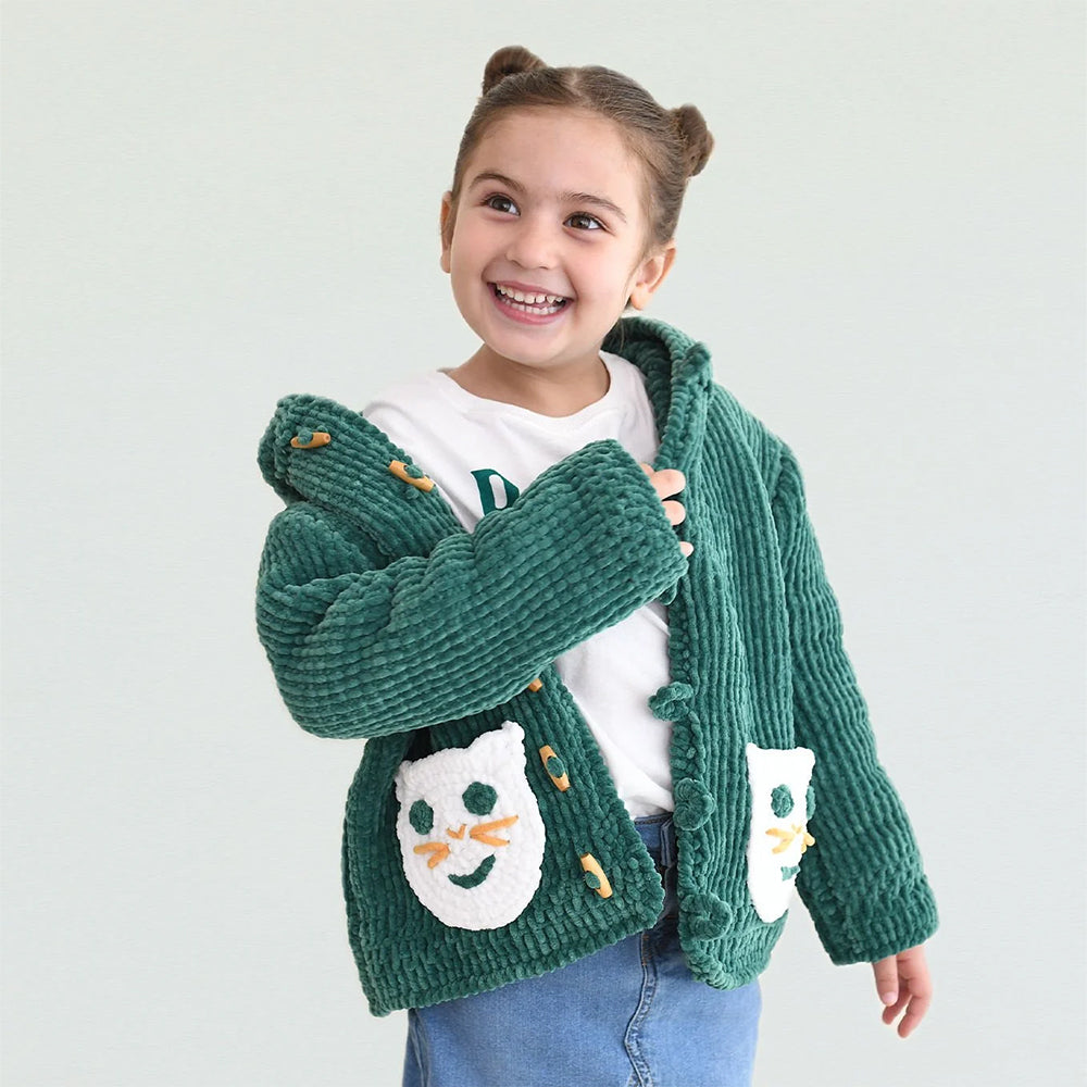 Etrofil Yonca Yeşil Kadife Bebek Yünü - 74312