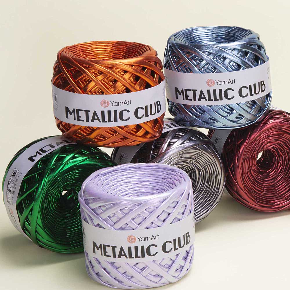 YARNART METALLIC CLUB Mavi İp - 8117 – Hobium