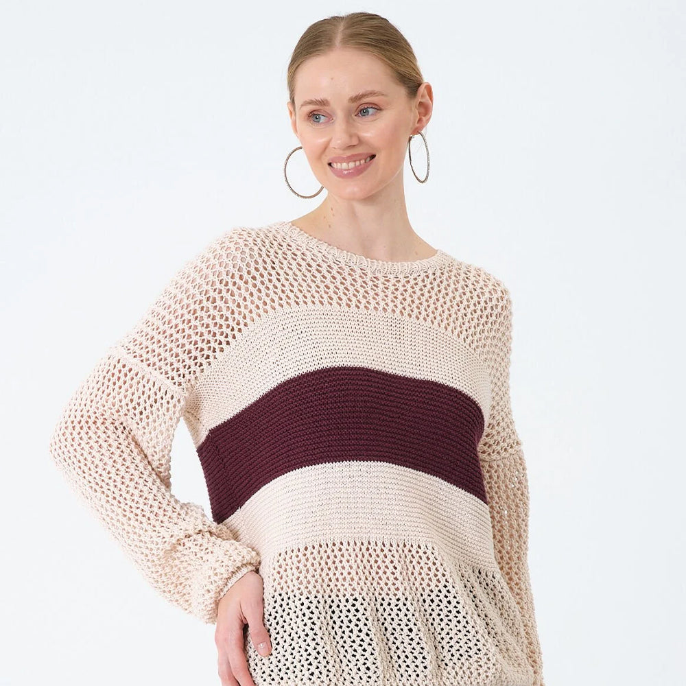 Etrofil Bambonita Bej El Örgü İpi - 71077