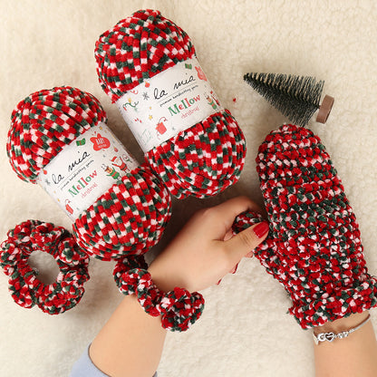 La Mia Mellow Christmas Gümüş Simli El Örgü İpi - 1001