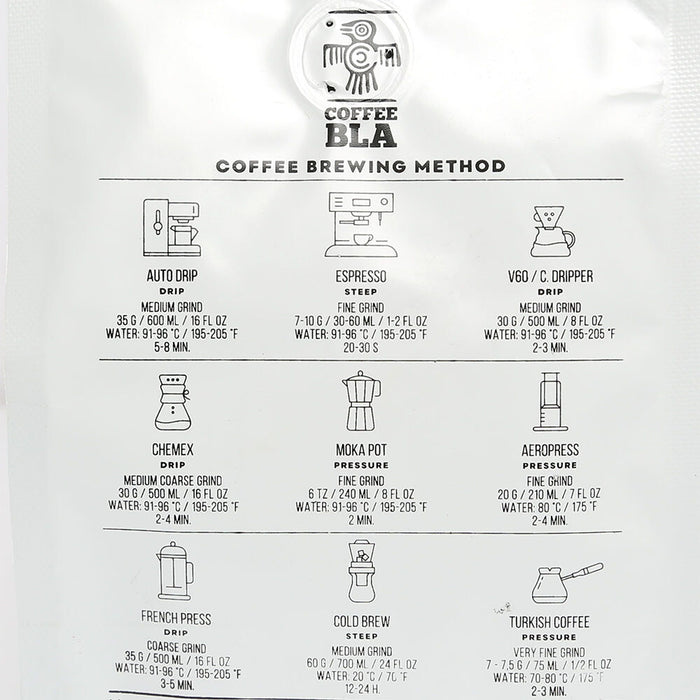 Coffee Bla ETHIOPIA Çekirdek Kahve 250 gr