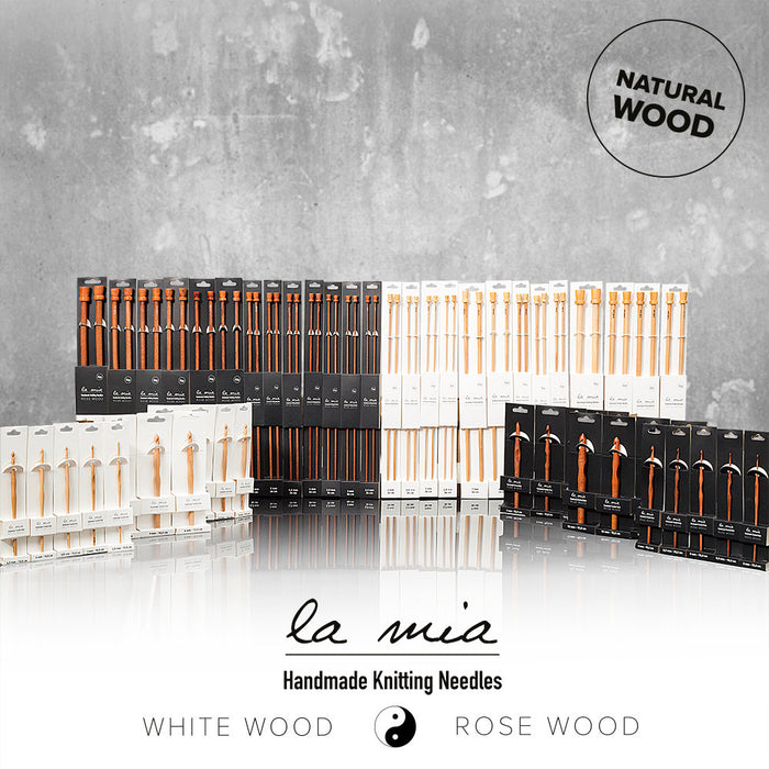 La Mia Whitewood 4.5 mm 15.5 cm Ahşap Yün Tığ