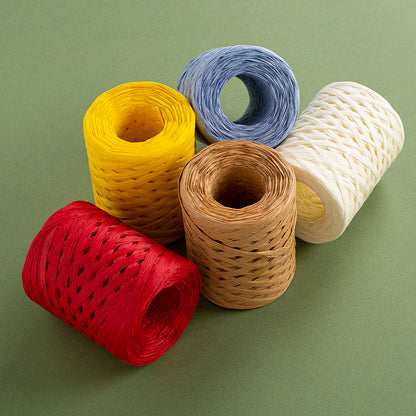 Loren Natural Raffia 90 gr Kahverengi Kağıt İp - 77