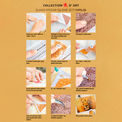 Collection D Art Elmas Mozaik Kit 27x38 - D7052