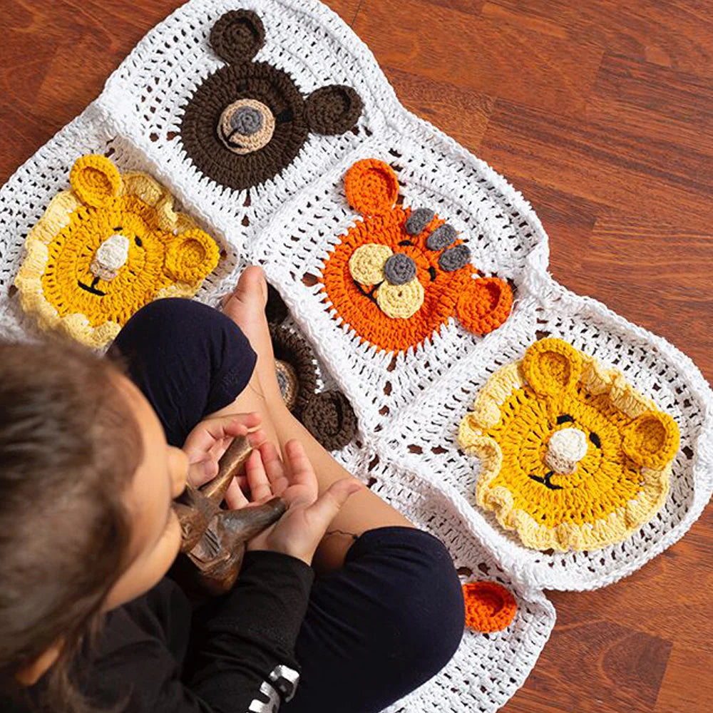 Loren Natural Cotton Lacivert El Örgü İpi - R103