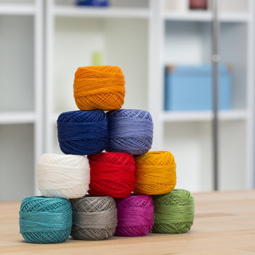 Örenbayan Koton Perle No: 8 Koyu Gri Nakış İpliği - 481 - 0351