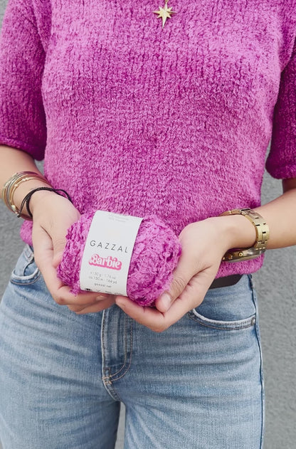 Gazzal Barbie Saks Mavisi El Örgü İpi - 10725