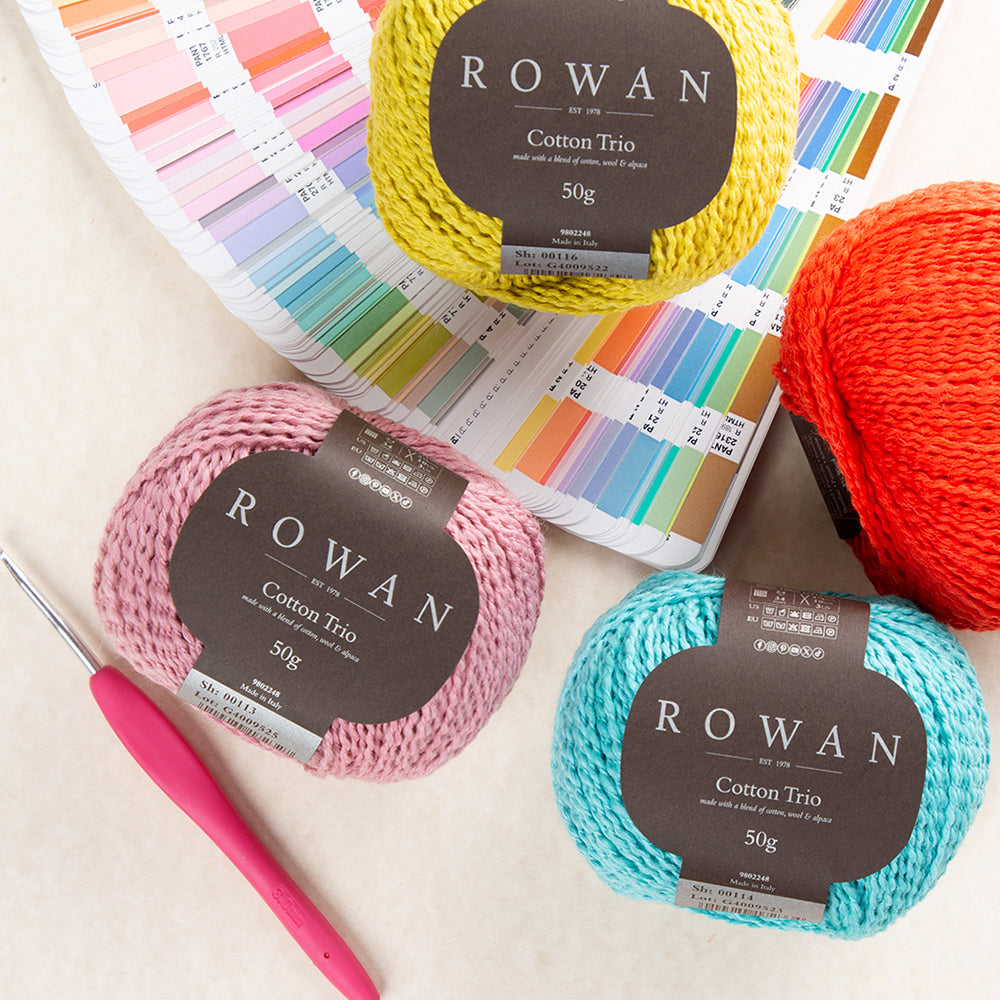 Rowan Cotton Trio Antrasit El Örgü İpi - 00119