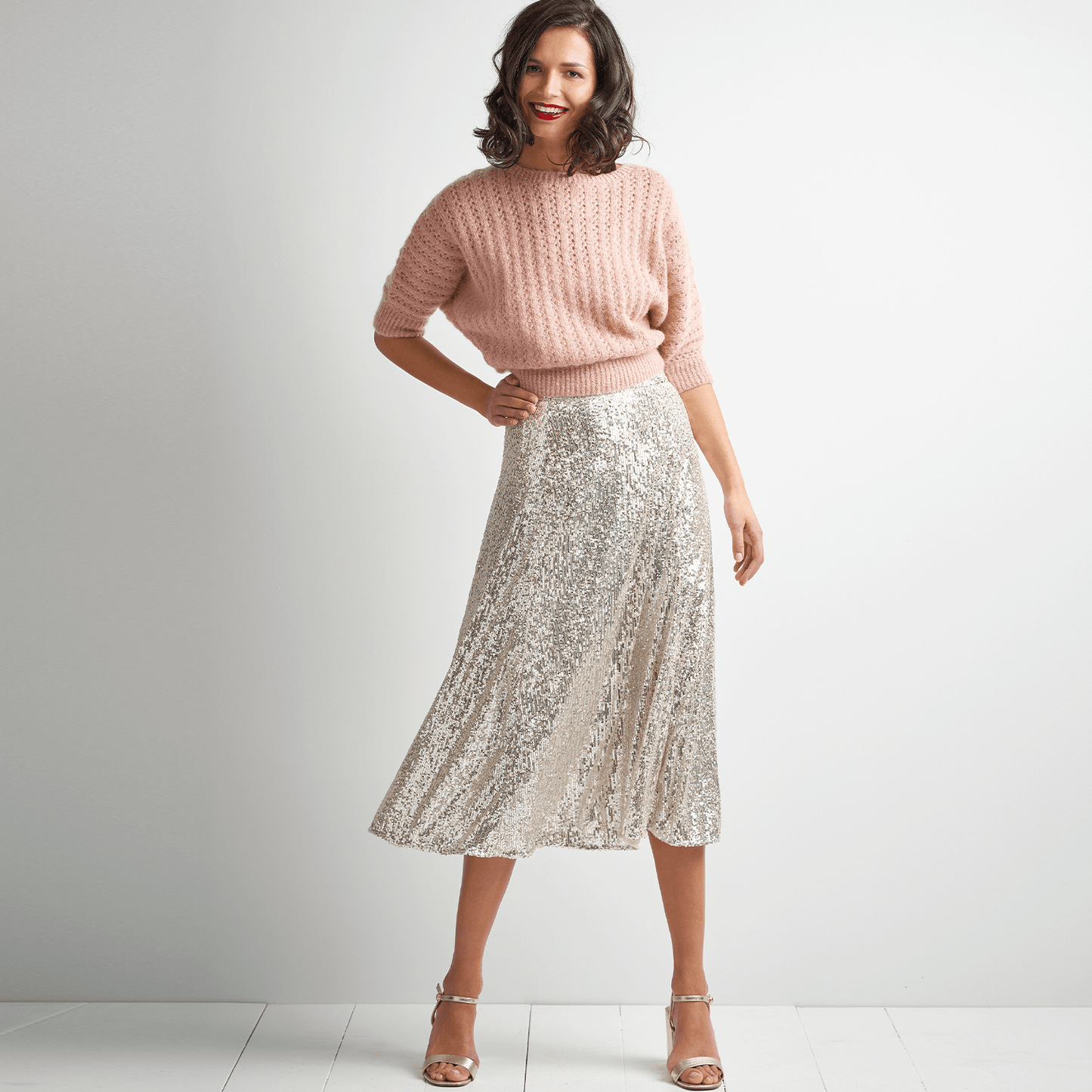 Rowan Patina Simli Vizon El Örgü ipi - 415