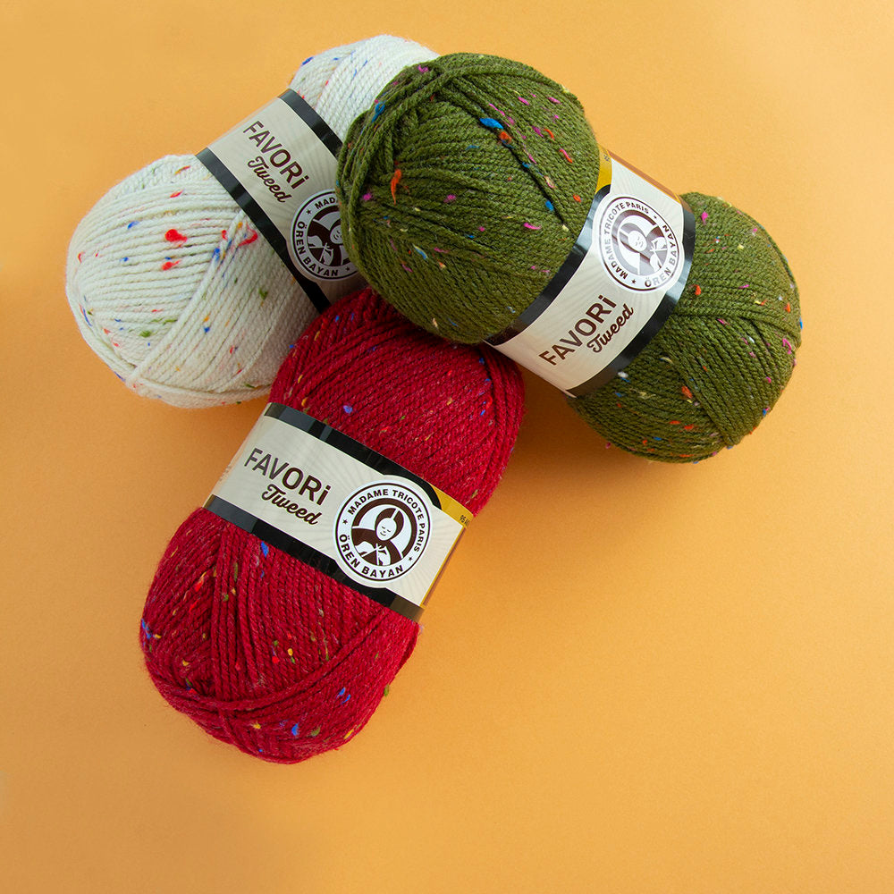 Örenbayan Favori Tweed Lacivert El Örgü İpi - 019A