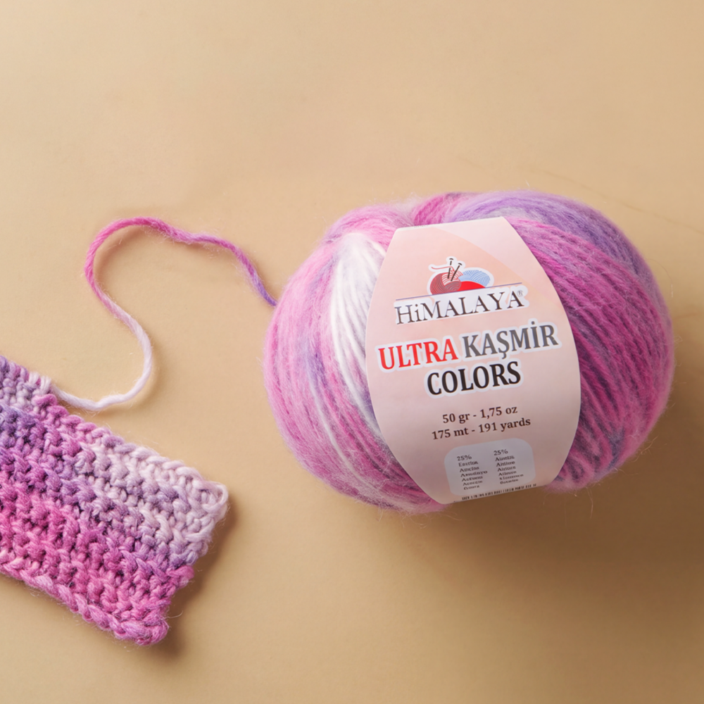 Himalaya Ultra Kaşmir Colors Ebruli El Örgü İpi - 56606
