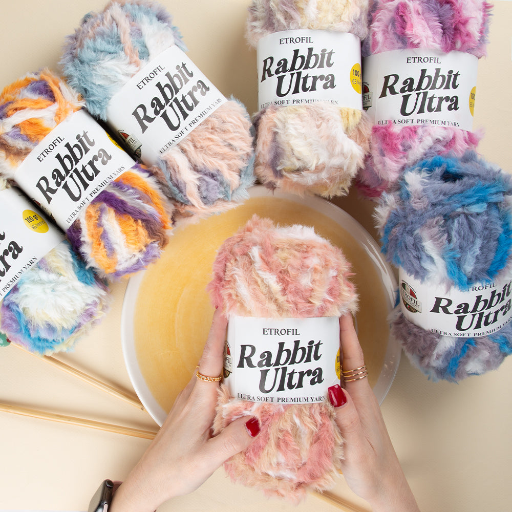 Etrofil Rabbit Ultra Ebruli El Örgü İpliği - T054