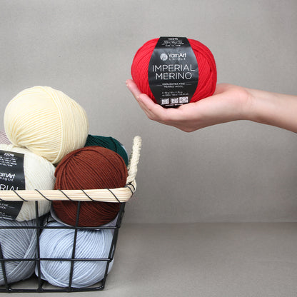 YarnArt IMPERIAL MERINO Koyu Yeşil El Örgü İpi - 3335