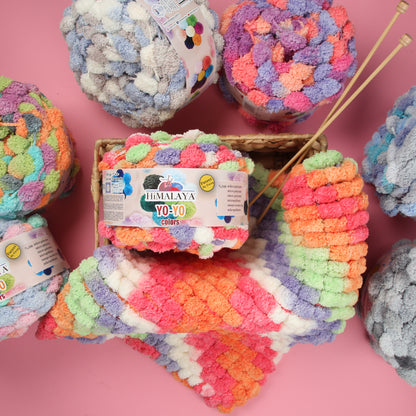 Himalaya Yo-Yo Bebe Mavi El Örgü İpi - 82109