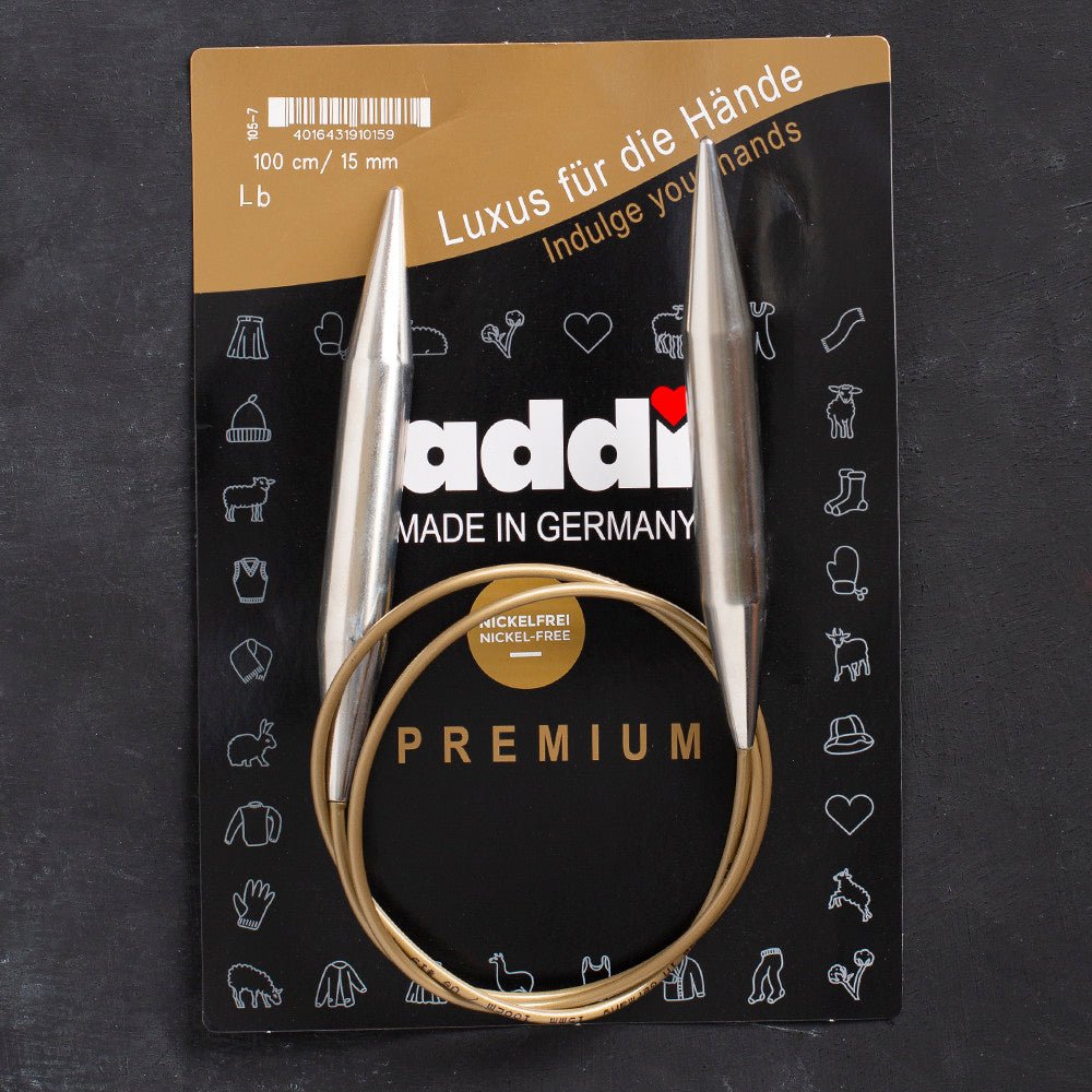 Addi 15mm 100cm Klasik Misinalı Şiş- 105-7 - Hobium