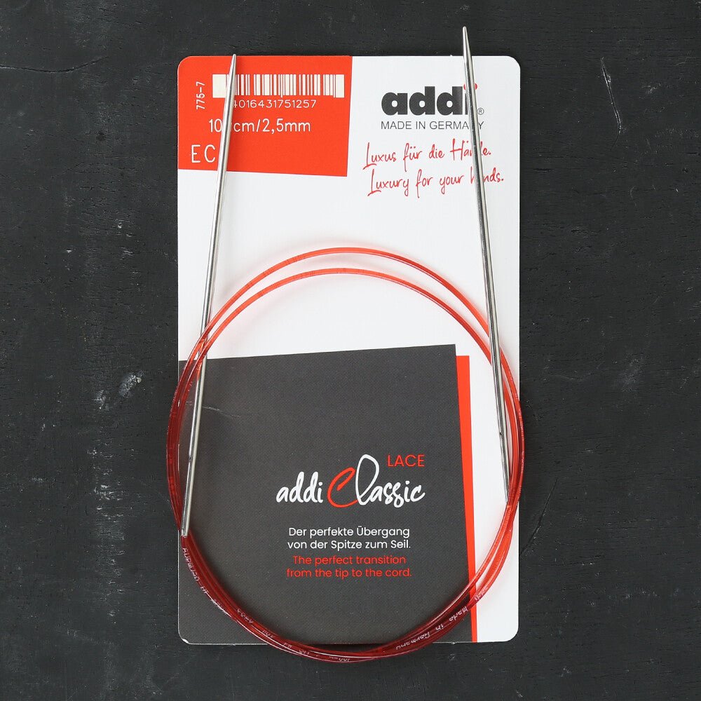Addi 2,5mm 100cm Misinalı Dantel Şişi - 775-7 - Hobium