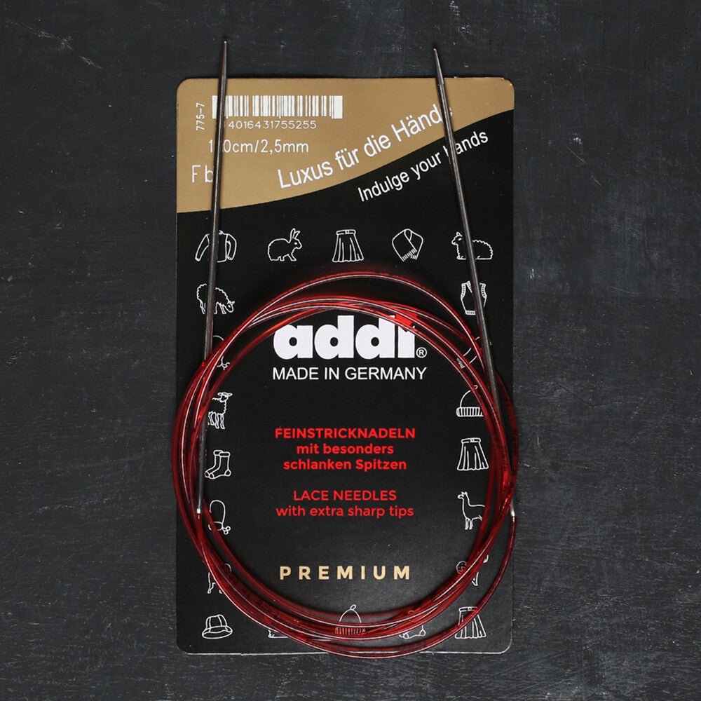 Addi 2,5mm 150cm Misinalı Dantel Şişi - 775-7 - Hobium