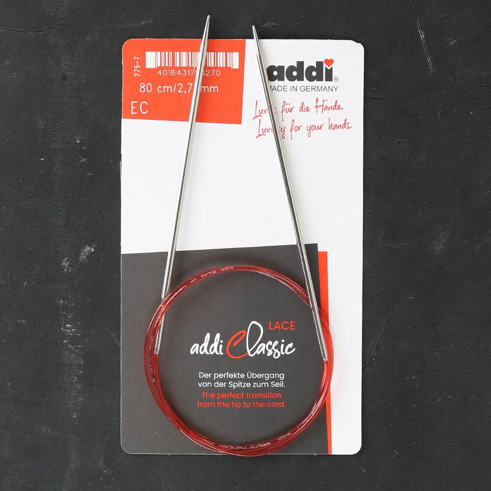 Addi 2.75mm 80cm Misinalı Dantel Şişi - 775-7 - Hobium