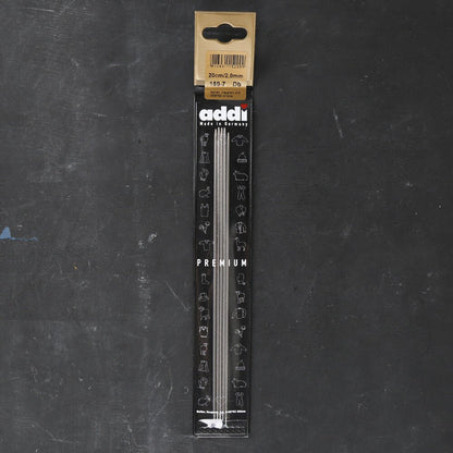 Addi 2mm 20cm Çelik Çorap Şişi - 150-7 - Hobium