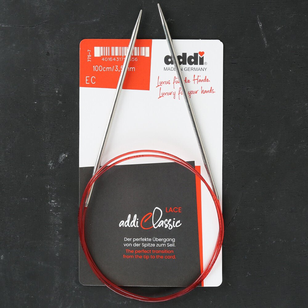 Addi 3,5mm 100cm Misinalı Dantel Şişi - 775-7 - Hobium