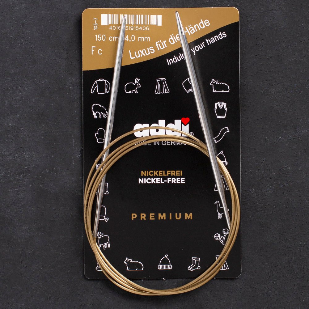 Addi 4mm 150cm Klasik Misinalı Şiş - 105-7 - Hobium