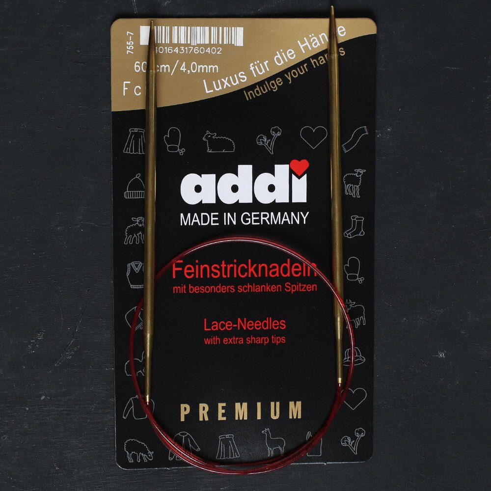 Addi 4mm 60cm Klasik Misinalı Dantel Şişi - 755-7 - Hobium